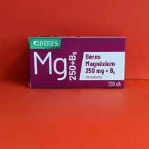 Béres Magnézium 250 mg+B6 filmtabletta 120db