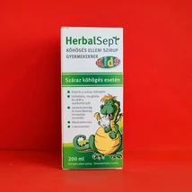 HerbalSept szirup köhögés ellen gyermekeknek 200ml