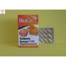 BioCo Kurkuma kivonat 7500 Tömjénfa kivonattal 60db BioCo Kurkuma kivonat 7500 Tömjénfa kivonattal 60db