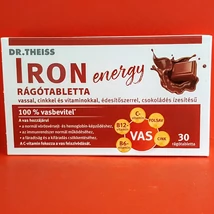 Dr.Theiss Iron Energy rágótabletta csokoládé Dr.Theiss Iron Energy rágótabletta csokoládé