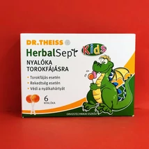Dr.Theiss HerbalSept Kids torokfájásra nyalóka 6db