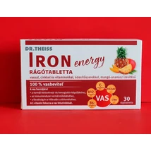 Dr.Theiss Iron Energy rágótabletta mangó ananász 30db