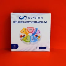Elysium heti kerek gyógyszeradagoló - 7nap 1rekesz