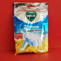 Wick torokcukor citrom mentol cukormentes 72g