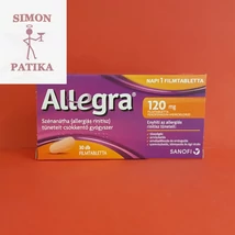 Allegra 120 mg filmtabletta 30db Allegra 120 mg filmtabletta 30db