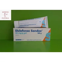Diclofenac Sandoz  50mg/g gél 100g Diclofenac Sandoz  50mg/g gél 100g