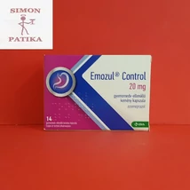 Emozul Control 20 mg kemény kapszula 14db Emozul Control 20 mg kemény kapszula 14db