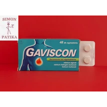 Gaviscon rágótabletta borsmenta ízű 48db Gaviscon rágótabletta borsmenta ízű 48db