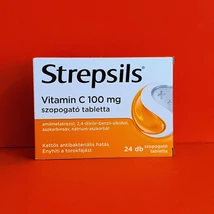 Strepsils Vitamin C 100 mg szopogató tabletta 24db