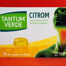 Tantum Verde Citrom 3mg szopogató tabletta 20db