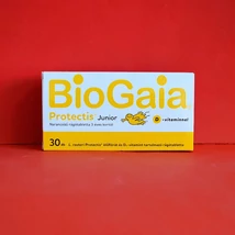 BioGaia Protectis Junior + D3 vitamin rágótabletta 30db