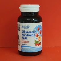 Honeyhill Glükozamin+kondroitin+MSM kapszula 60db