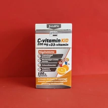 JutaVit C-vitamin KID 200 mg rágótabletta narancs 100db