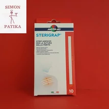 Master Aid Sterigrap sebzáró tapasz  75mmx 3mm  10db