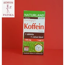 Naturland Koffein tabletta 60db Naturland Koffein tabletta 60db
