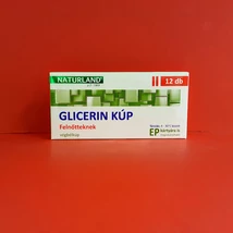 Naturland Glicerin kúp 2500 mg Felnőtteknek 12db Naturland Glicerin kúp 2500 mg Felnőtteknek 12db