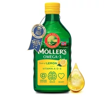 Möllers Omega 3 halolaj citrom 250ml