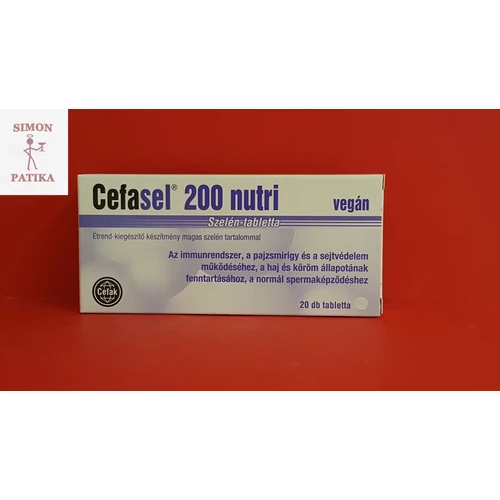 Cefasel 200 Nutri Szelén tabletta 20db