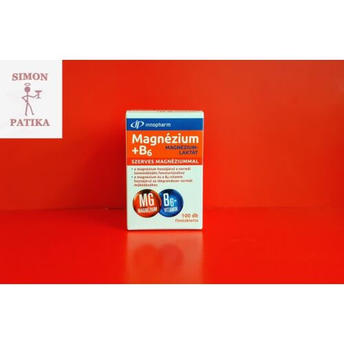 Innopharm Magnézium laktát+B6 vitamin filmtabletta 100db