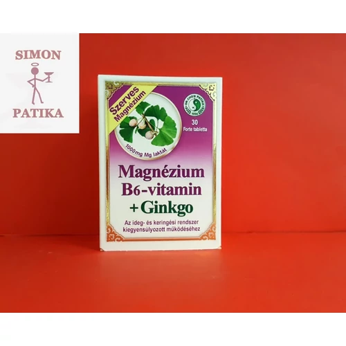 Magnézium B6 Ginkgo tabletta Dr.Chen 30db