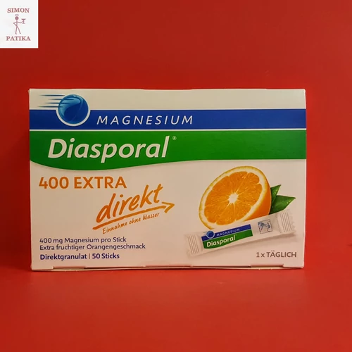 Magnesium-Diasporal Direkt 400 extra granulátum 50db