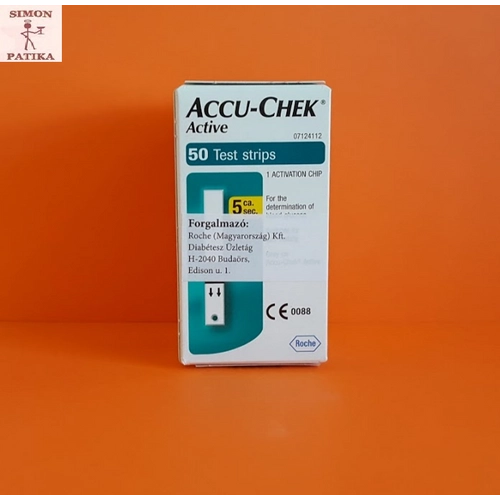 Accu-Chek vércukorszintmérő tesztcsík 50db