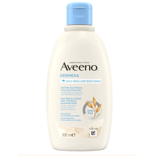 Aveeno Dermexa tusfürdő bőrpuhító illatmentes 300ml