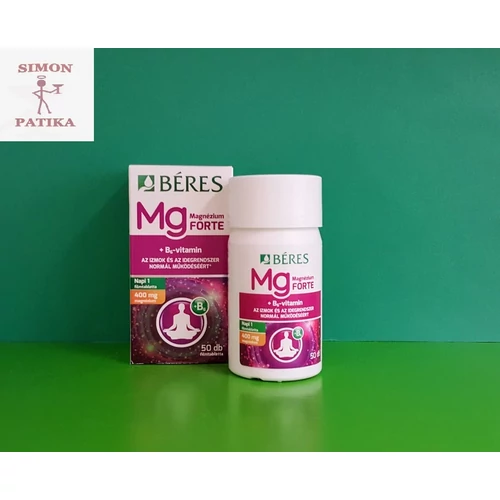 Béres Magnézium 400 mg+B6 Forte filmtabletta 50db