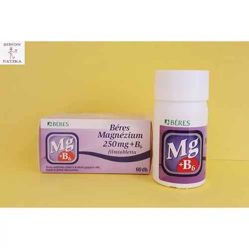 Béres Magnézium 250 mg+B6 filmtabletta 60db