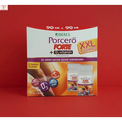Béres Porcerő Forte+D3-vit. filmtabletta 90+90db