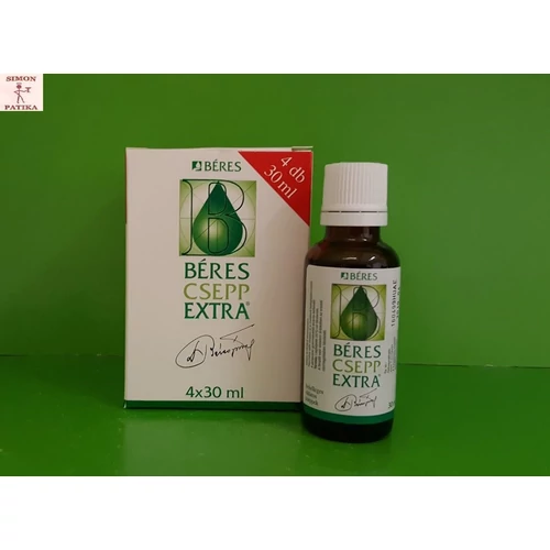 Béres csepp Extra belsőleges oldatos cseppek 4x30ml