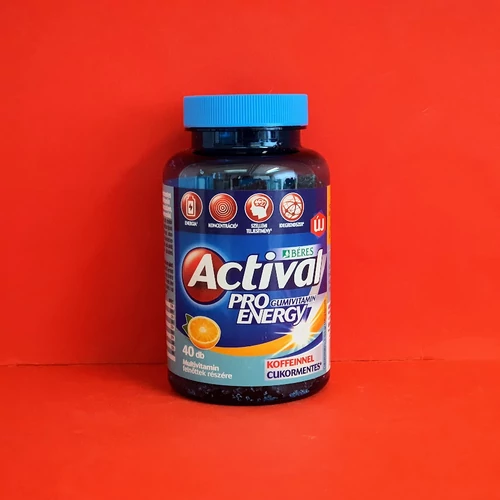 Actival Pro Energy cukormentes gumivitamin 40db