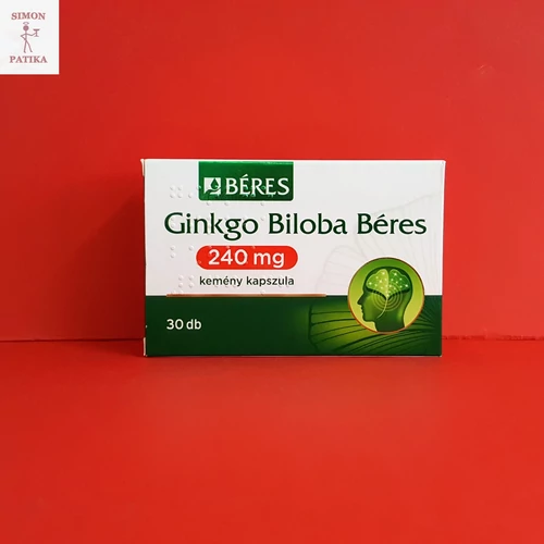 Béres Ginkgo biloba 240mg kemény kapszula 30db