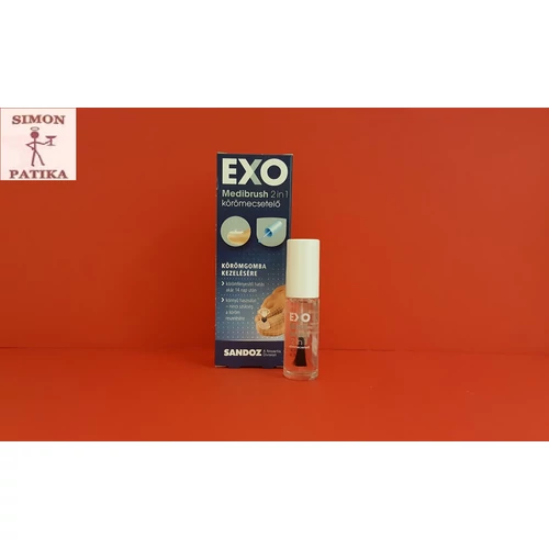 Exo Medibrush 2in1 körömecsetelő  5ml