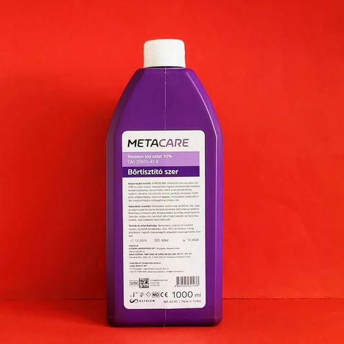 Metacare povidon jód 10% bőrtisztító 1000ml