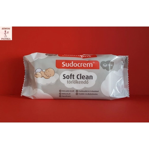 Sudocrem törlőkendő Soft Clean 55db