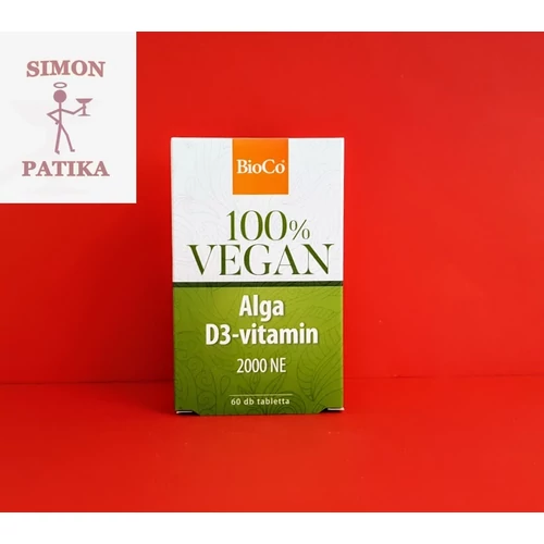 BioCo Vegan Alga D3 vitamin 2000NE tabletta 60db