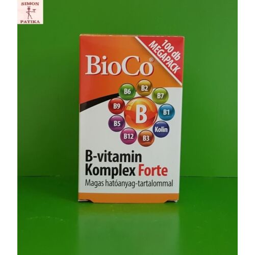 BioCo B-vitamin Komplex Forte db - Egészségőr webáruház