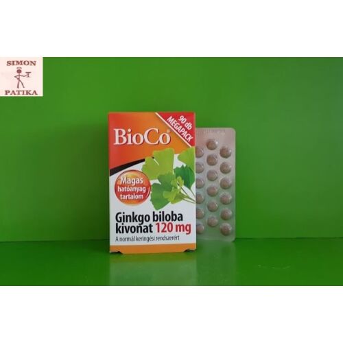 BioCo Ginkgo biloba kivonat 120 mg tabletta 90 db