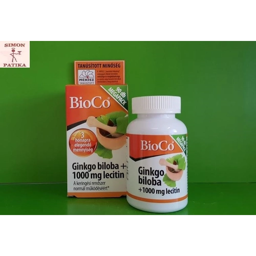 BioCo Ginkgo Biloba + 1000 mg Lecitin kapszula  90db