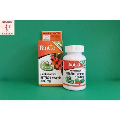 BioCo Csipkebogyós Retard C vitamin 1000mg tabletta 100db