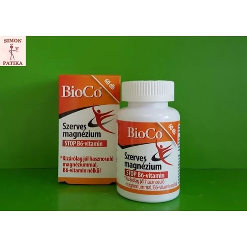 BioCo Szerves Magnézium + B6 tabletta 60db