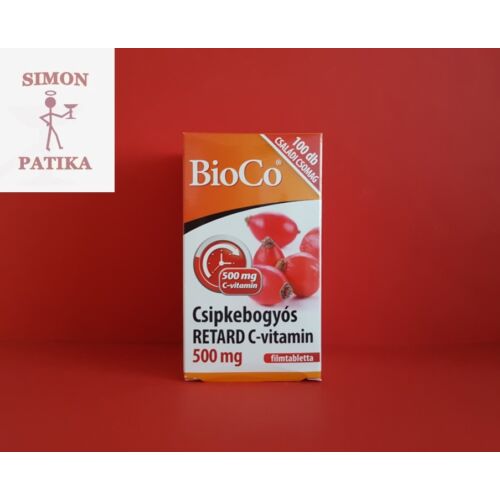 BioCo Csipkebogyós Retard C-vitamin 500mg tabletta 100db