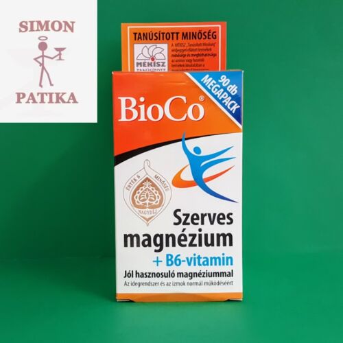 BioCo Szerves Magnézium +B6 tabletta 90db