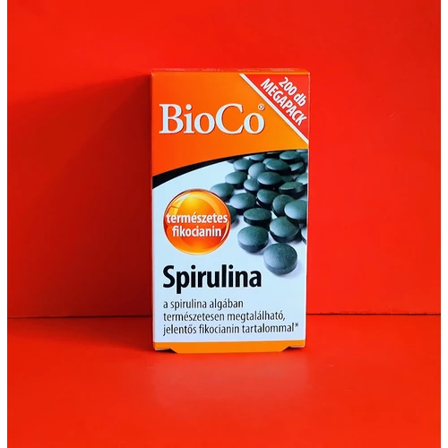 Bioco Spirulina alga tabletta 200db