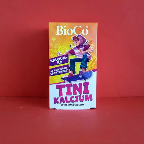 BioCo Tini kalcium rágótabletta 90db