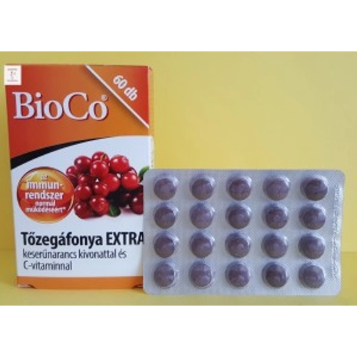 BioCo Tőzegáfonya Extra tabletta 60db