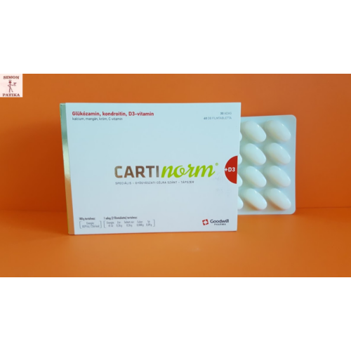 Cartinorm+D3 filmtabletta 60db