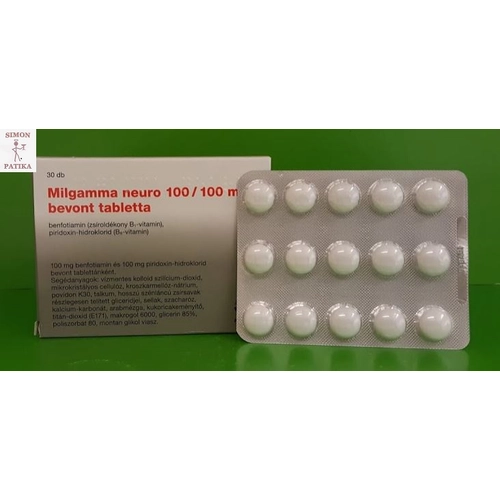 Milgamma Neuro 100/100 mg bevont tabletta 30db