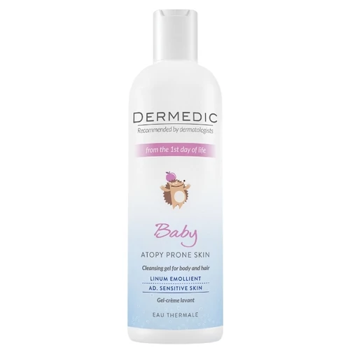 DERMEDIC Linum Emolient Baby tisztító gél 200ml